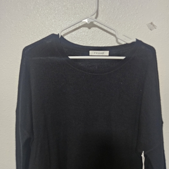 NWT Frame slouchy crew neck sweater see description for sizing closet staple - Picture 2 of 10